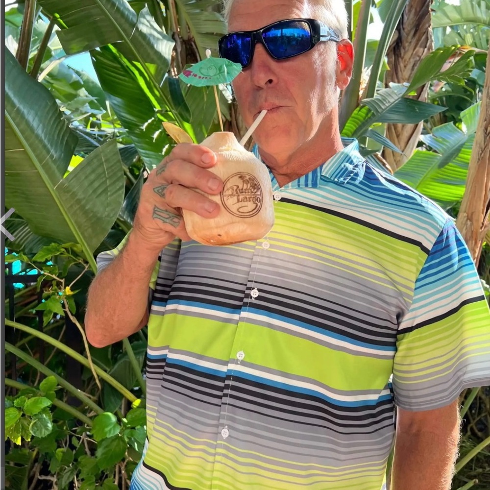 Baja Serape Mens Hawaiian Shirt With Button Closures by Hi Octane Jewelry